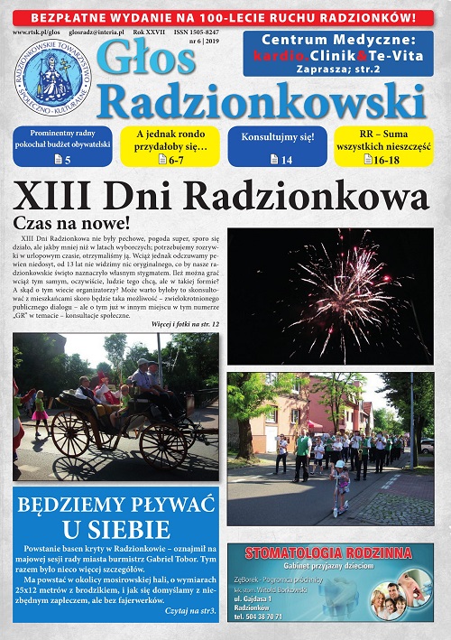 Read more about the article Głos Radzionkowski nr 06/2019