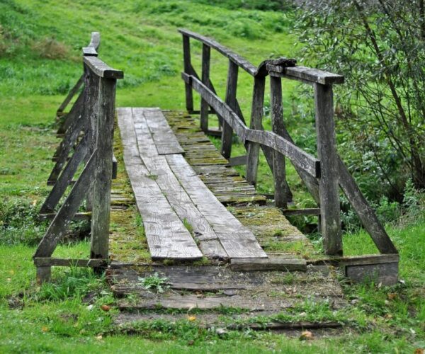 bridge wooden bridge transition 2769777